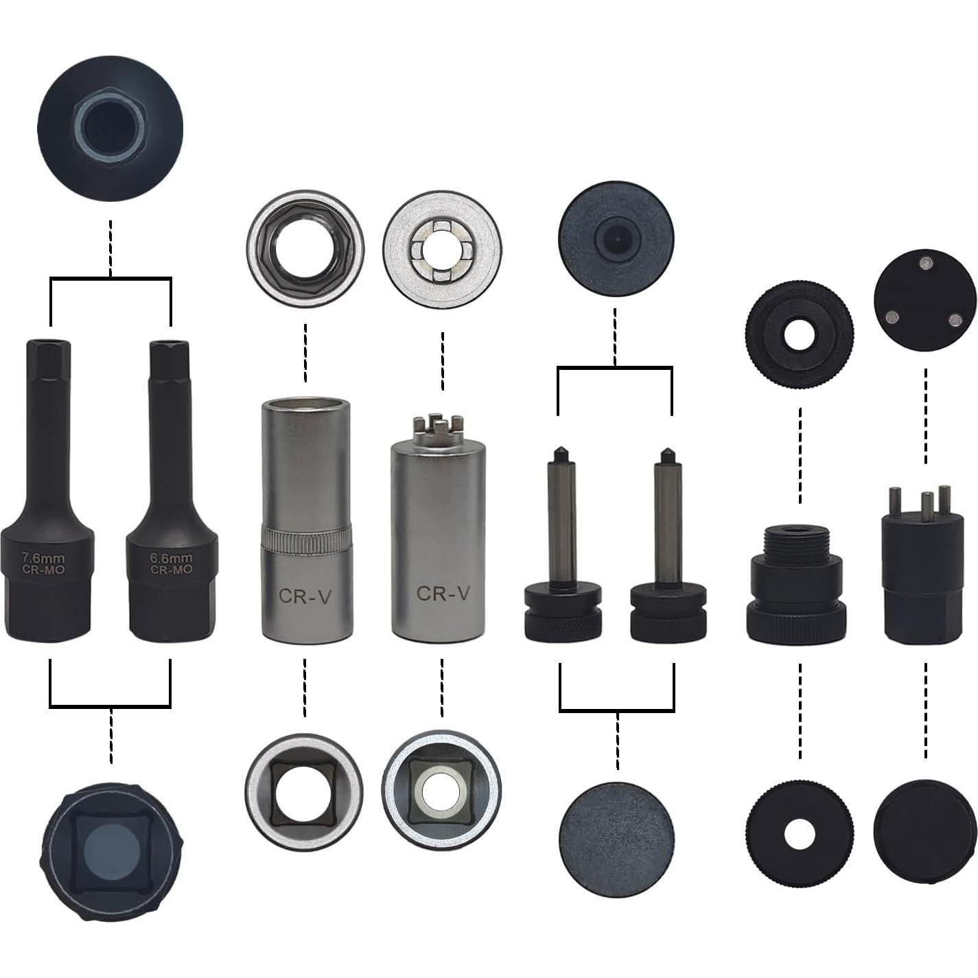 Kit de Reparación Inyectores Diésel JEUCLEL 8 Piezas Compatible