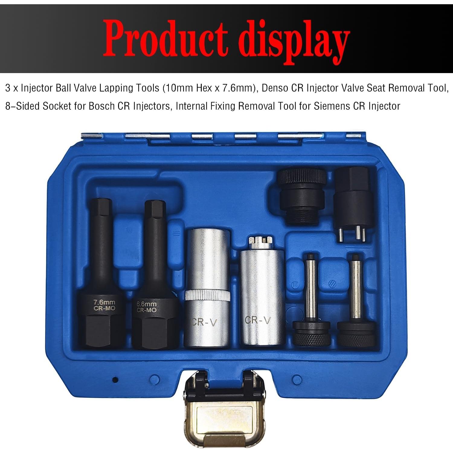 Kit de Reparación Inyectores Diésel JEUCLEL 8 Piezas Compatible