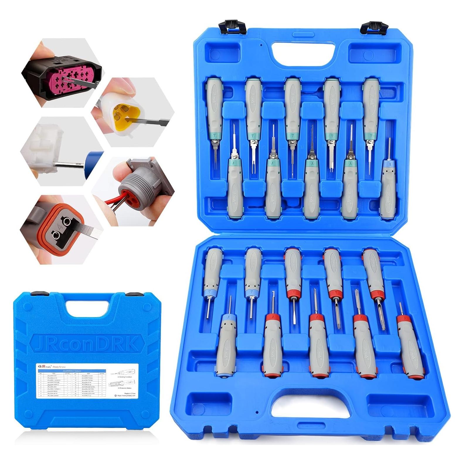 Kit de Herramientas de Extracción de Pines JRready 20PCS