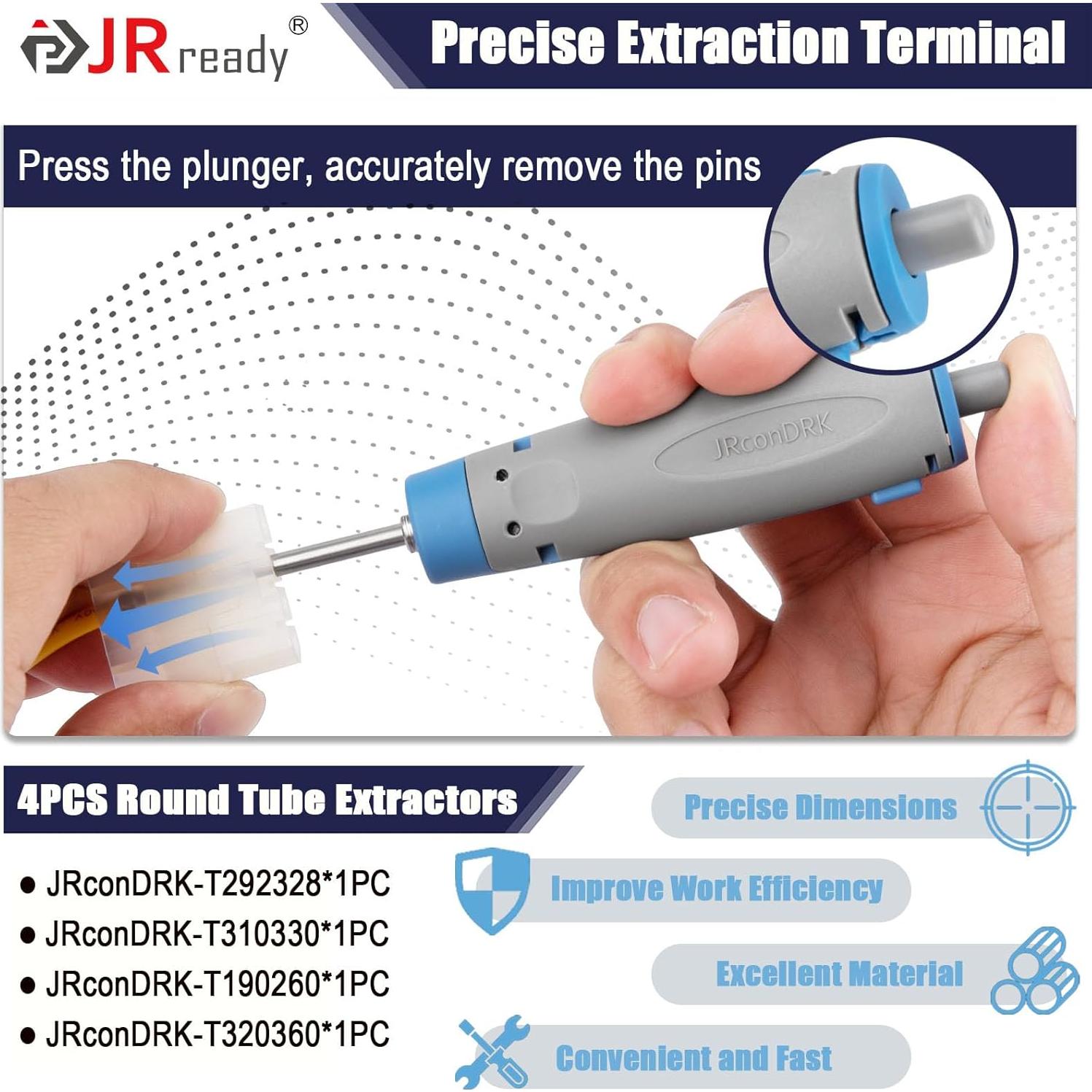 Kit de Herramientas de Extracción de Pines JRready 20PCS