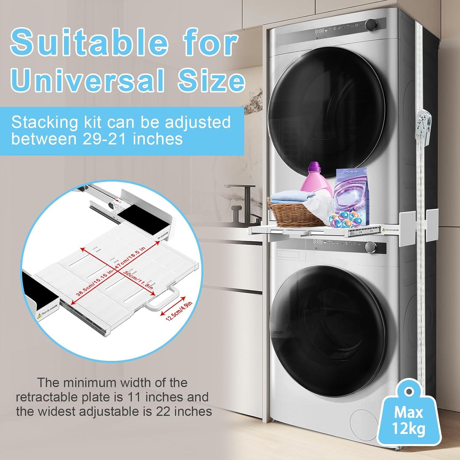 Kit de Apilamiento Universal Kiss Core para Lavadora y Secadora