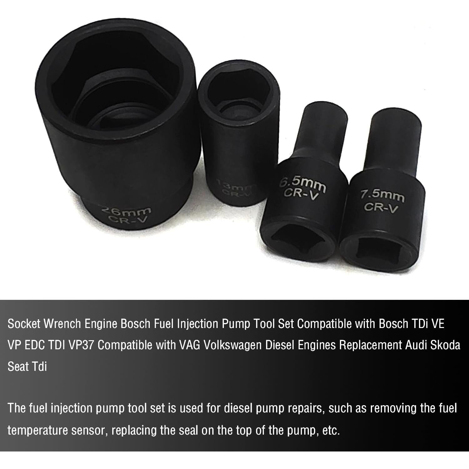 Juego de Herramientas de Inyección Diésel JEUCLEL 5 Piezas