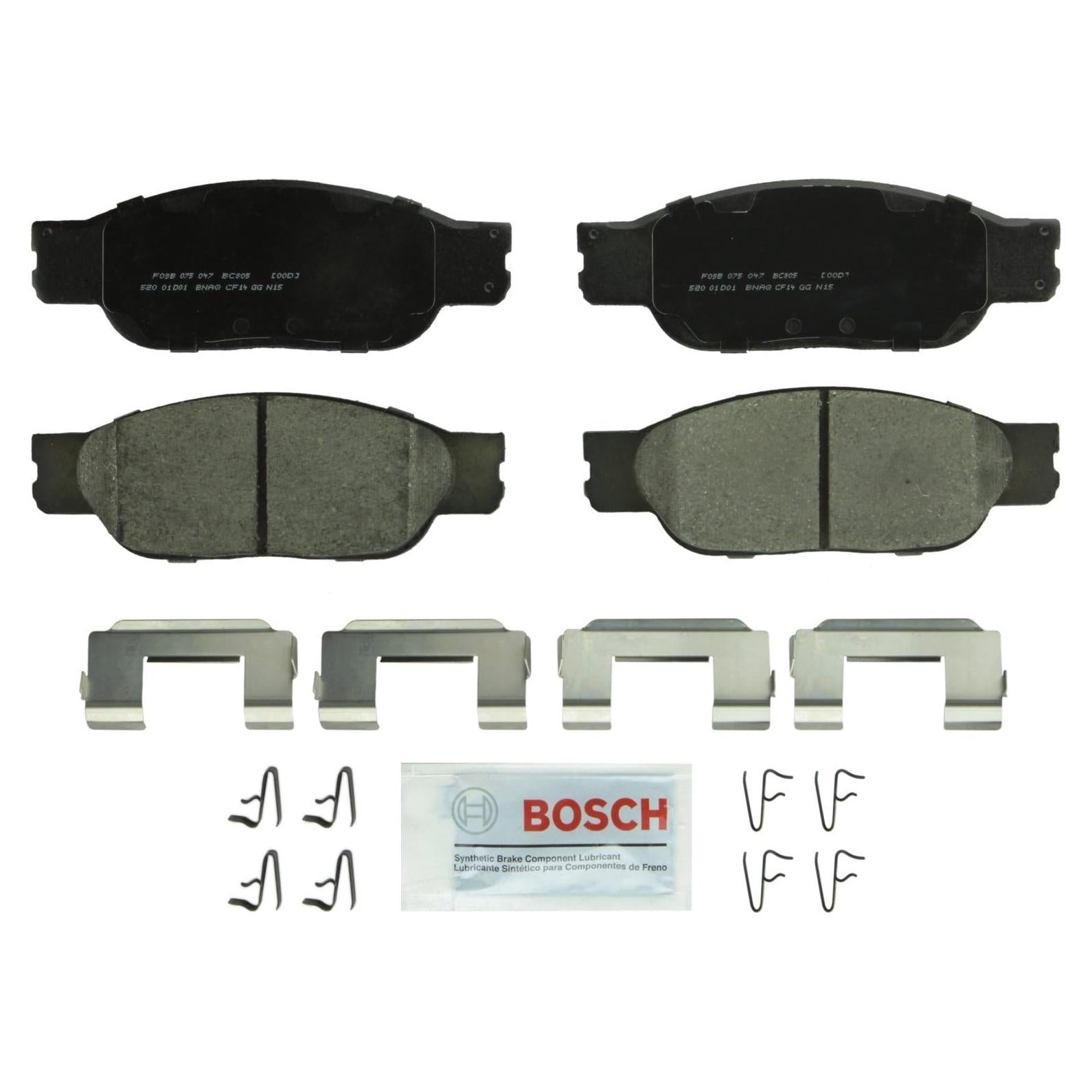 Pastillas de Freno Cerámicas Bosch BC805 Delanteras para Ford, Jaguar