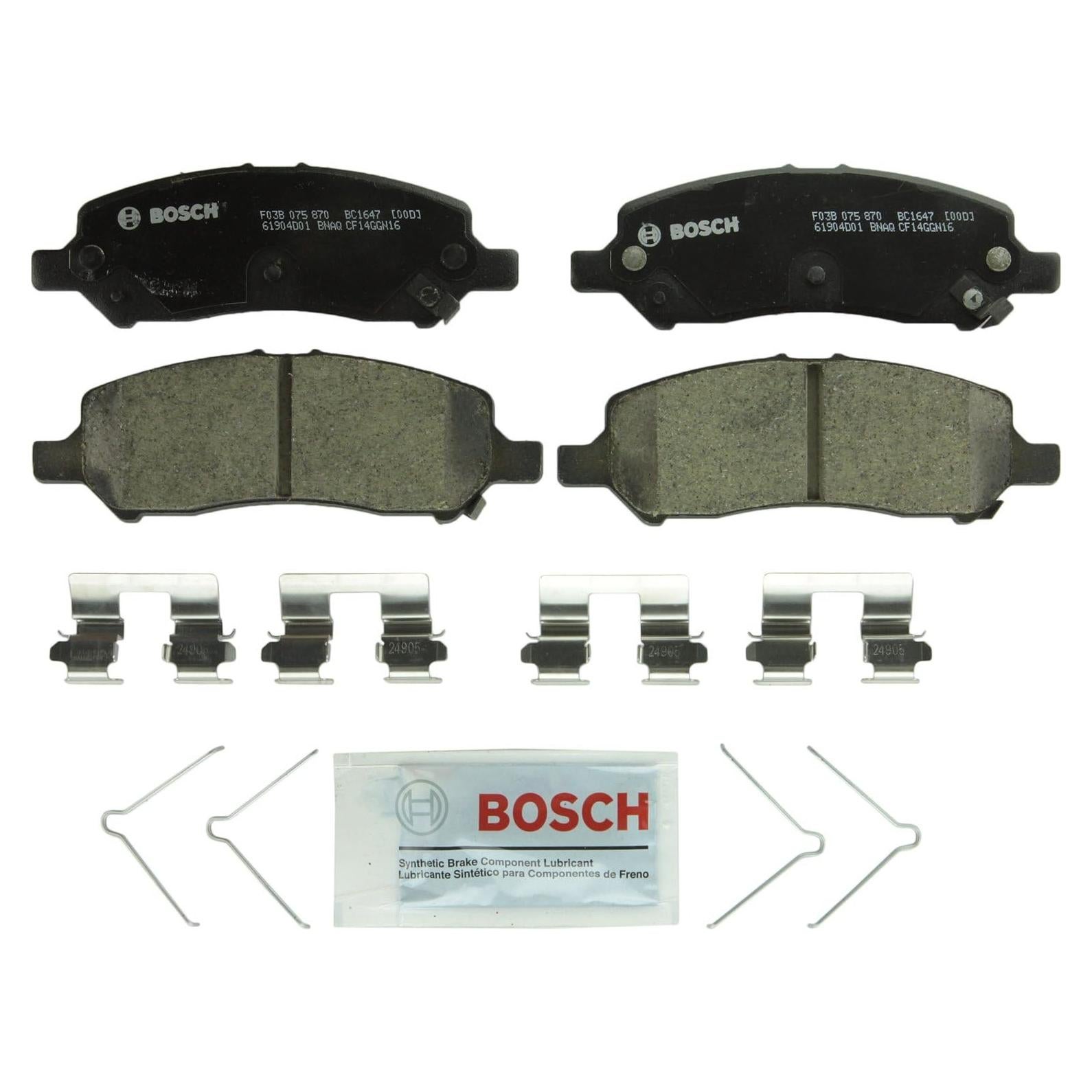 Pastillas de Freno Cerámicas Bosch BC1647 Traseras para Dodge Dart