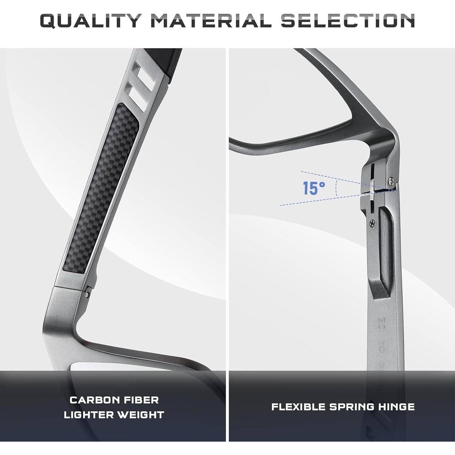 Gafas bloqueadoras luz azul Reglaaly A06 amarillas con lentes