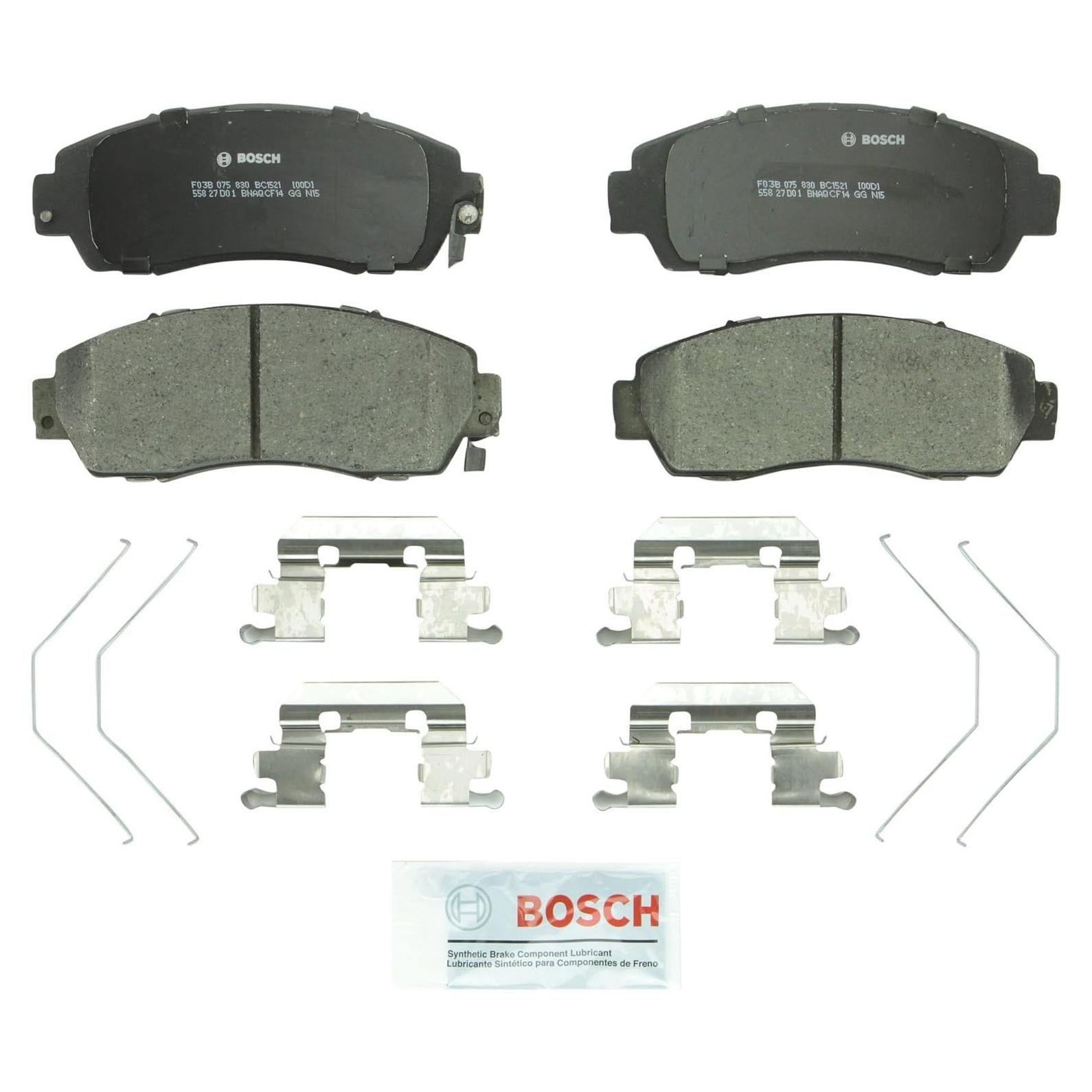 Pastillas de Freno Cerámicas BOSCH BC1521 Delanteras para Acura y Honda