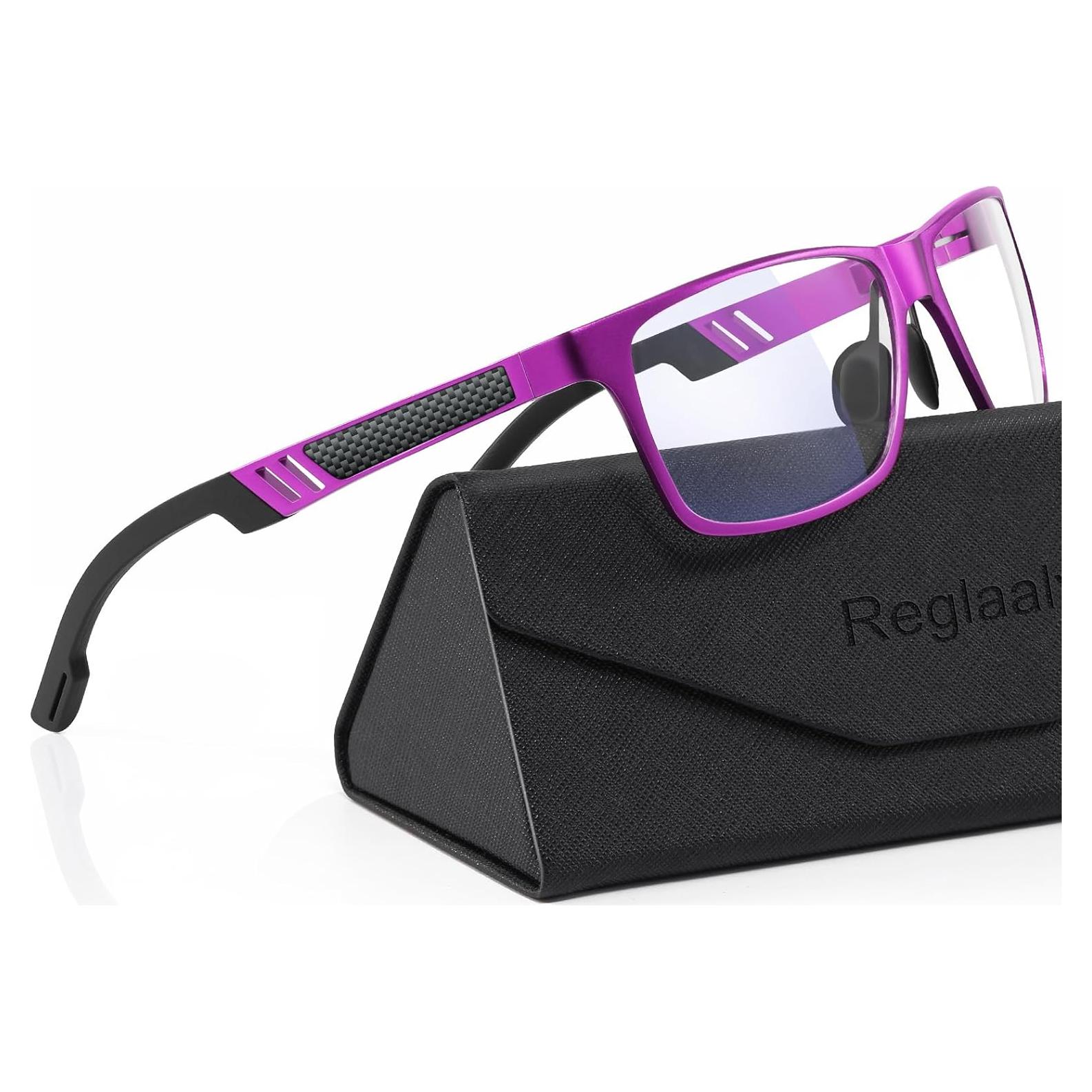 Gafas de bloqueo luz azul Reglaaly A11 púrpura unisex