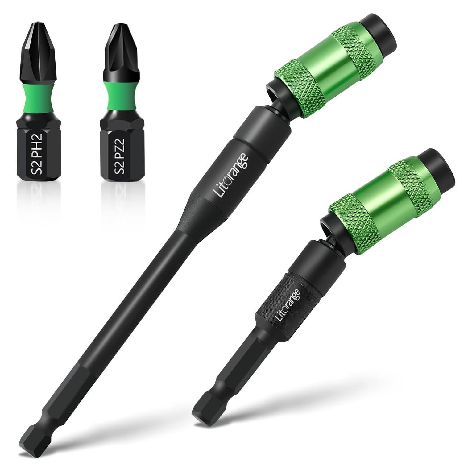 Destornillador de Impacto Magnético LitOrange 90mm y 145mm