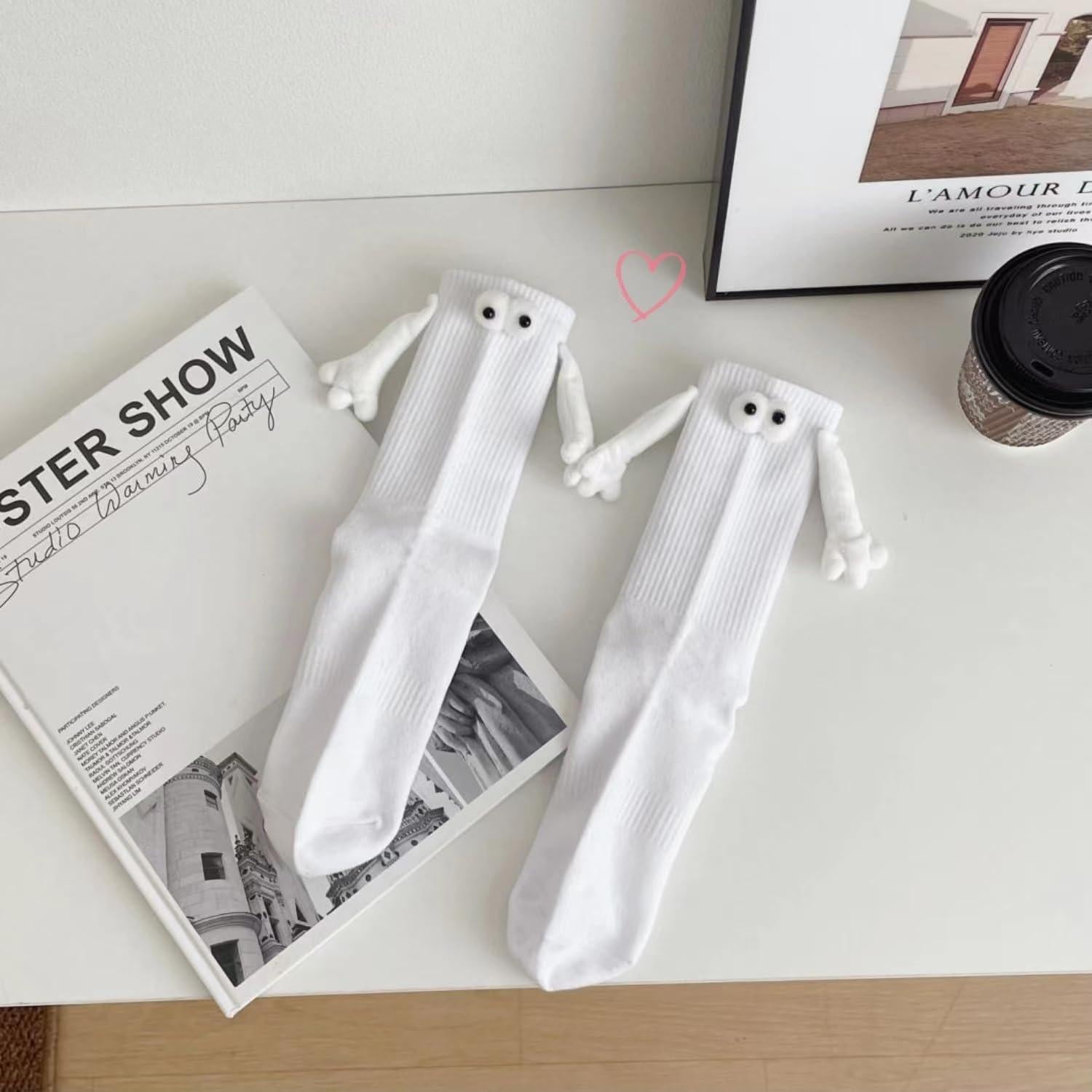 Calcetines de Mano Unida 3D - Regalo Divertido para Parejas