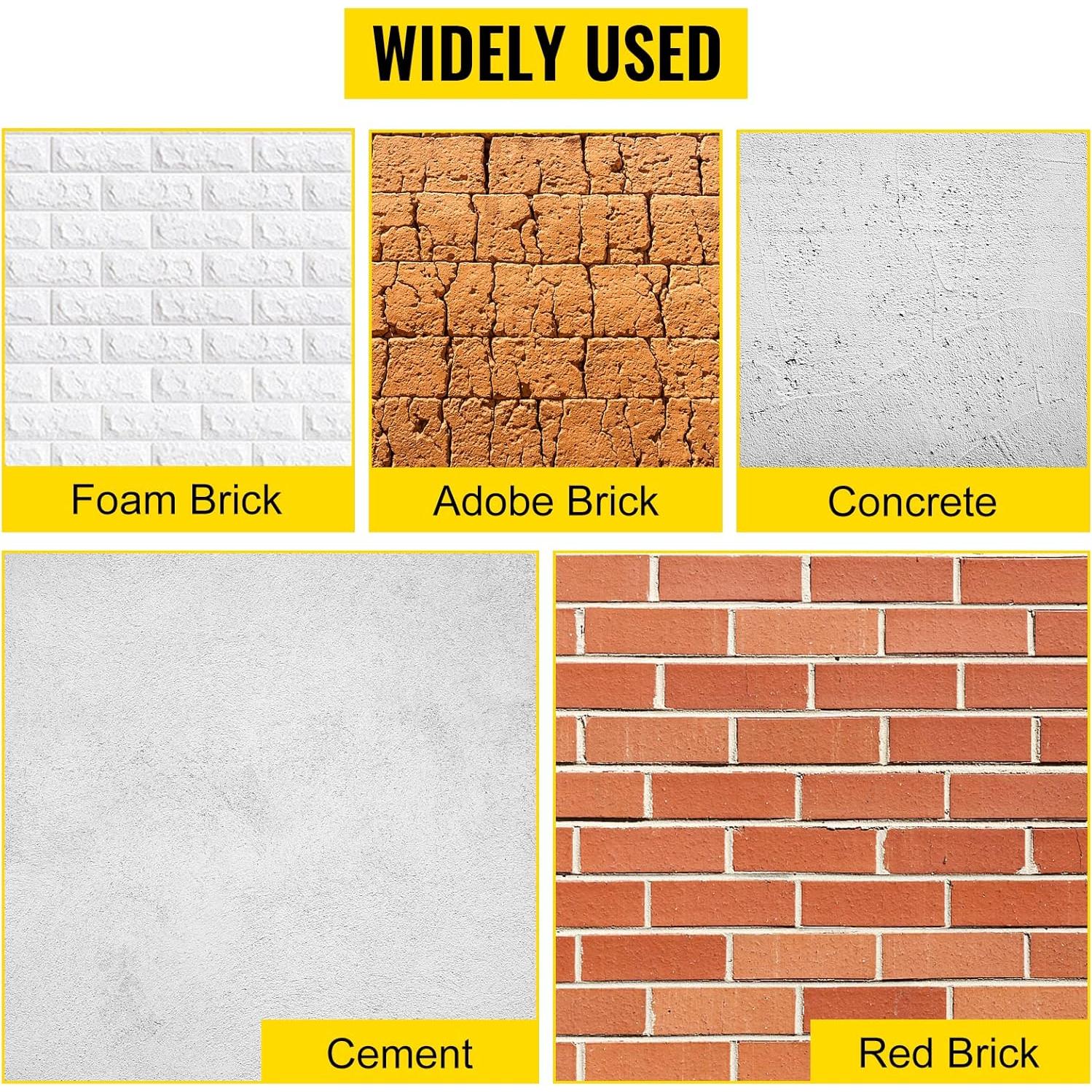 Kit de Sierras de Agujeros VEVOR 30-100 mm con Mango SDS