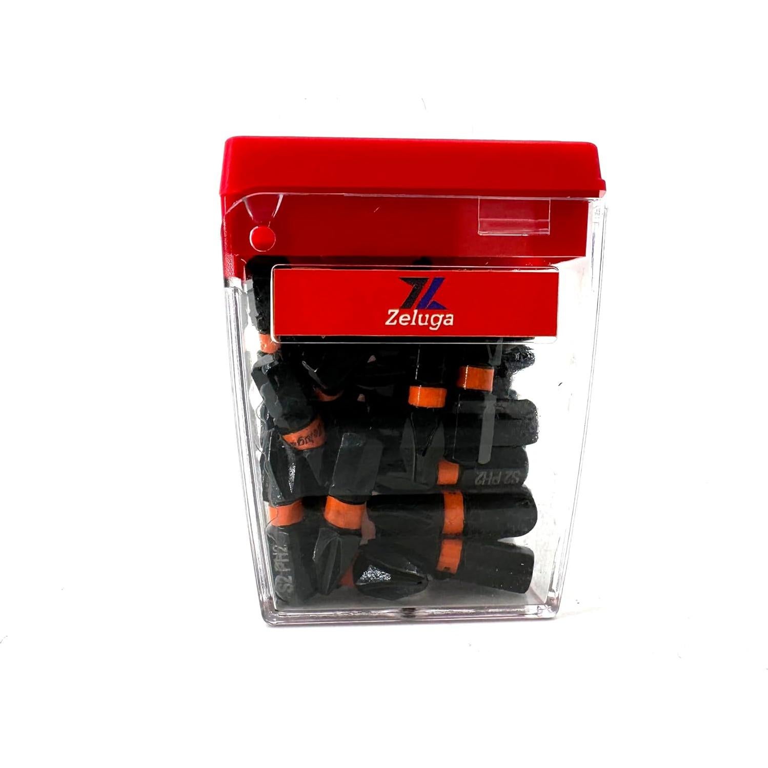 Puntas de Destornillador de Impacto Zeluga S2 PH2 30 Pcs