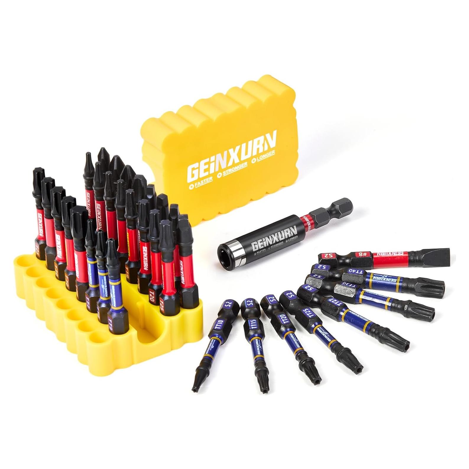 Juego de Puntas de Destornillador GEINXURN 33 Piezas 5cm