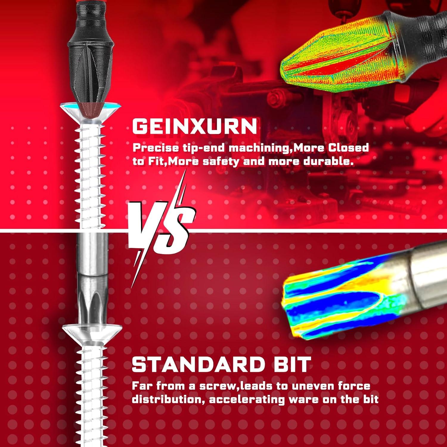 Juego de Puntas de Destornillador GEINXURN 33 Piezas 5cm
