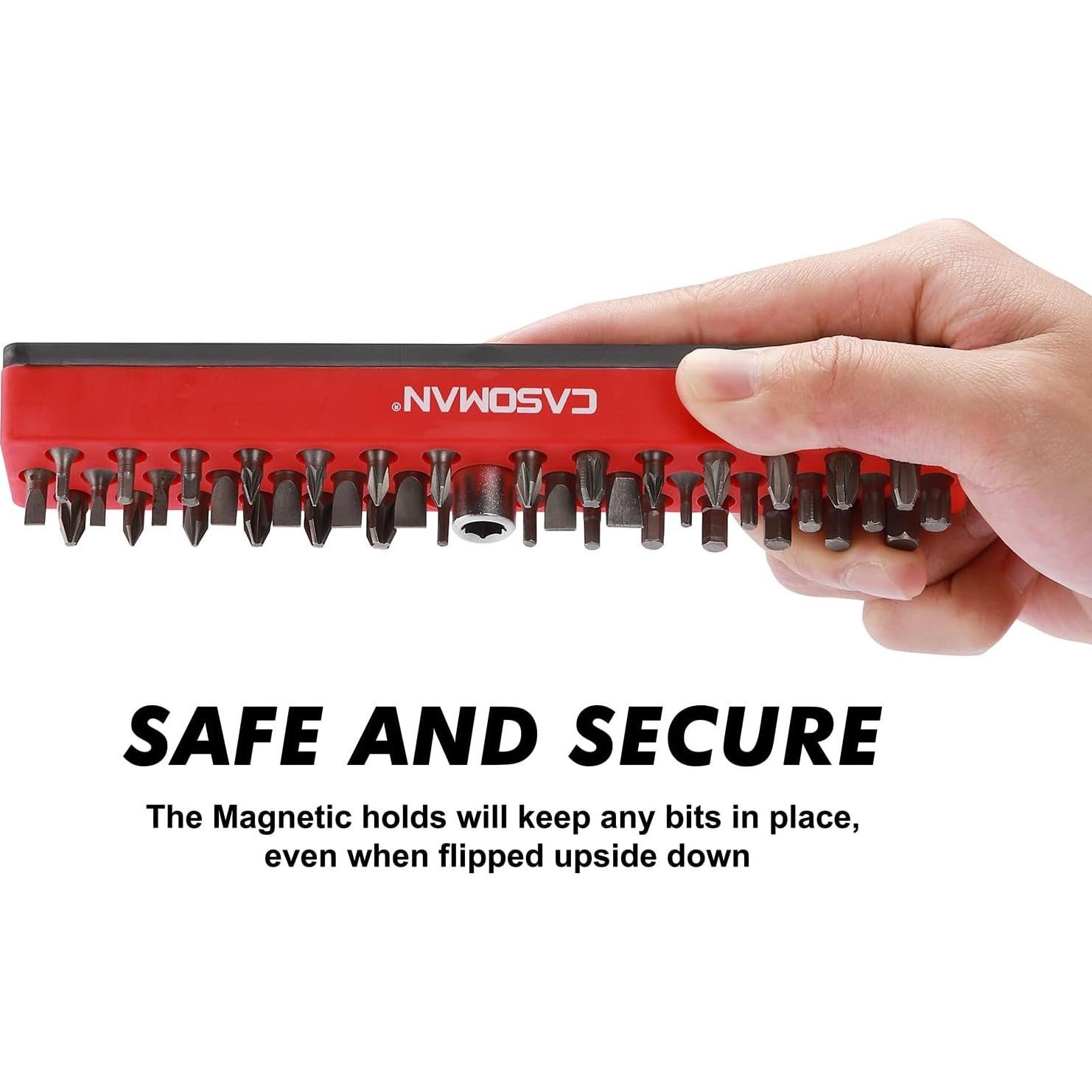 Organizador Magnético de Puntas Hexagonales CASOMAN 43 Agujeros