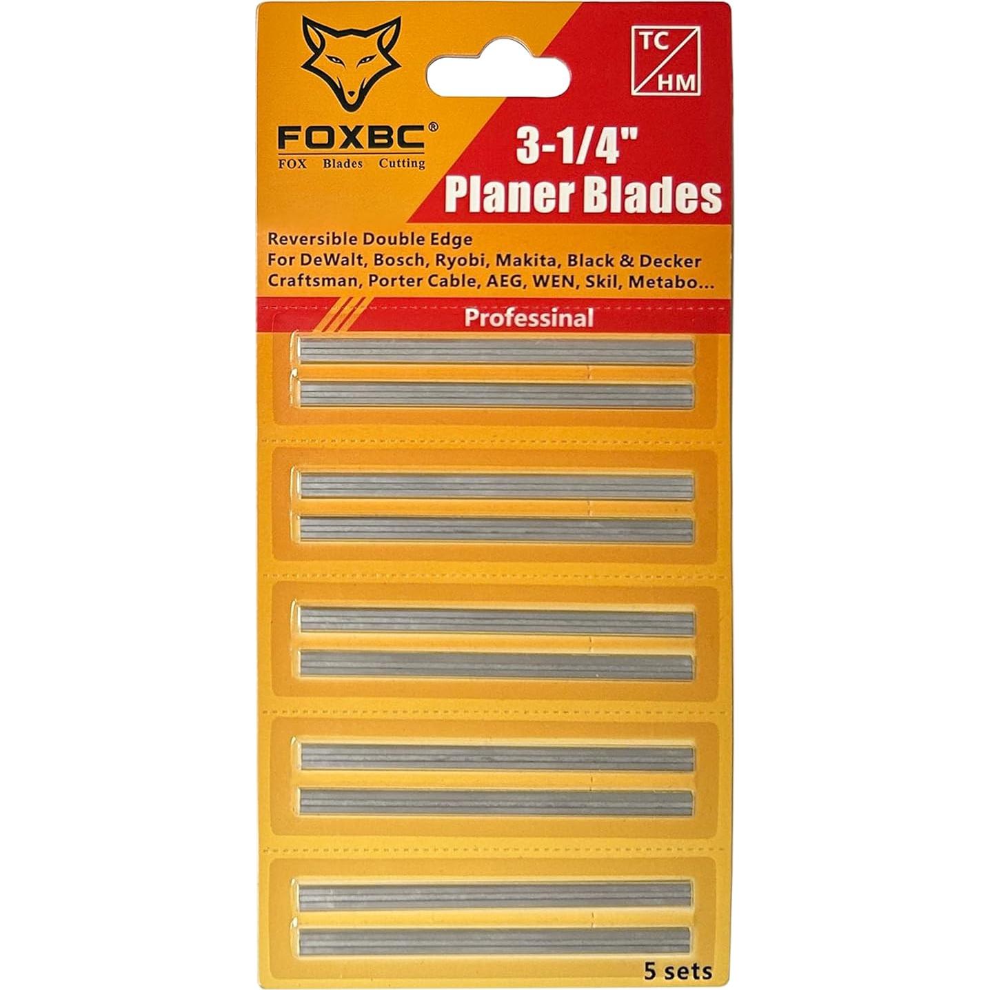 Cuchillas de Afilado TCT 82mm HZ - Reemplazo para Makita, Bosch, DeWalt, 10 Paquete