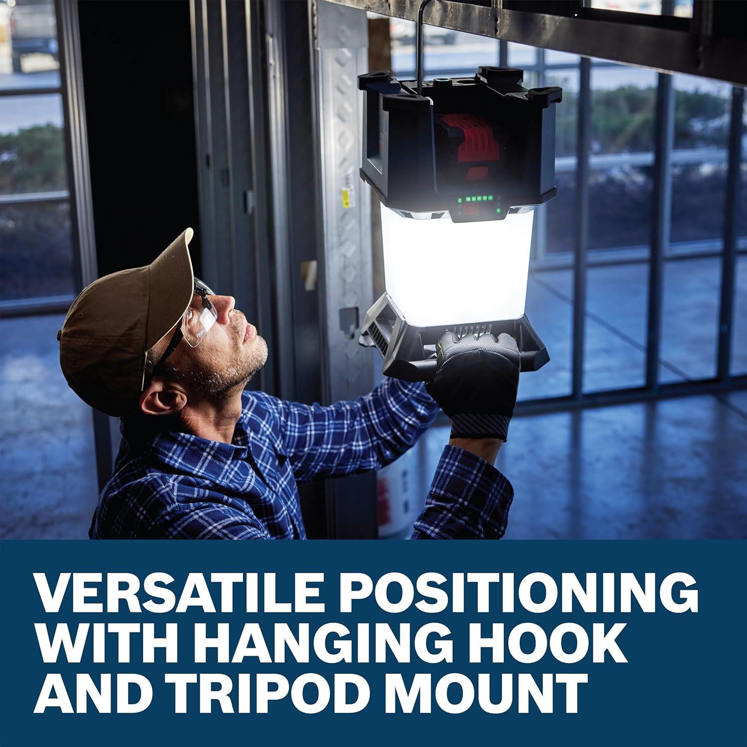 Luz de Área Híbrida Bosch GLA18VH-7500 18V 7500 Lúmenes