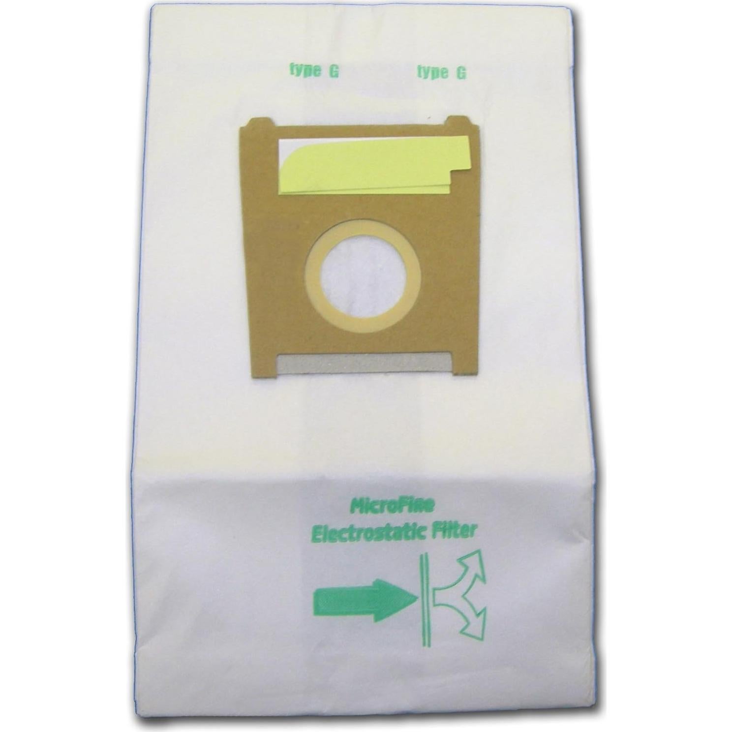 Bolsas de polvo microfiltración EnviroCare para aspiradoras Bosch G - Paquete de 5