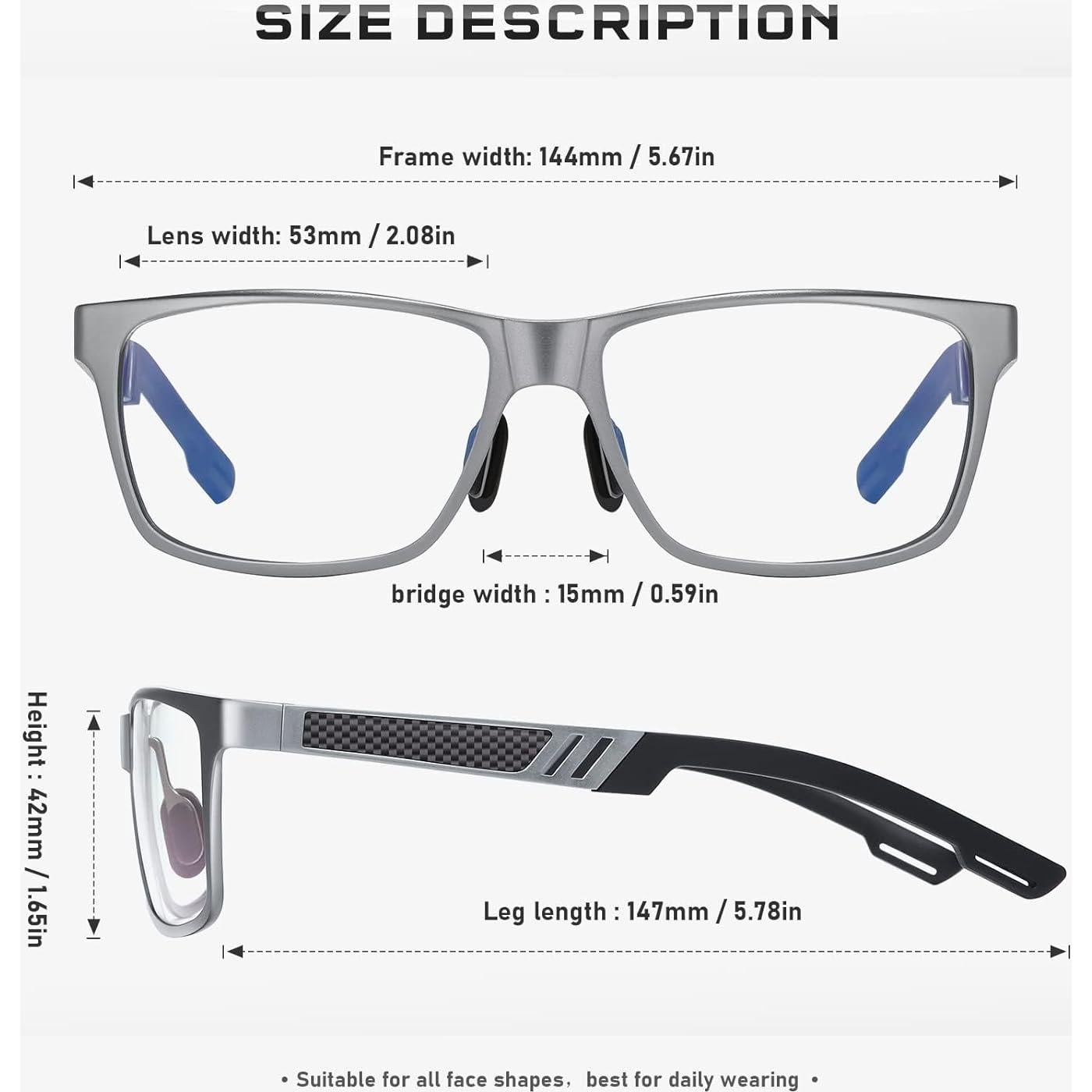 Gafas bloqueadoras luz azul Reglaaly para hombres y mujeres
