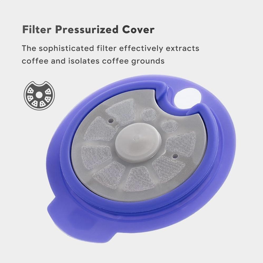 Cápsula de café reutilizable YUYUEMI acero inoxidable 180ml