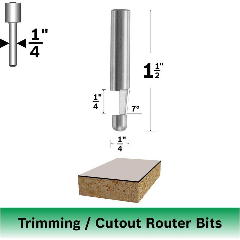 Bit de Bisel Bosch 85286 Carburo Sólido 19.05 cm 1 Canal