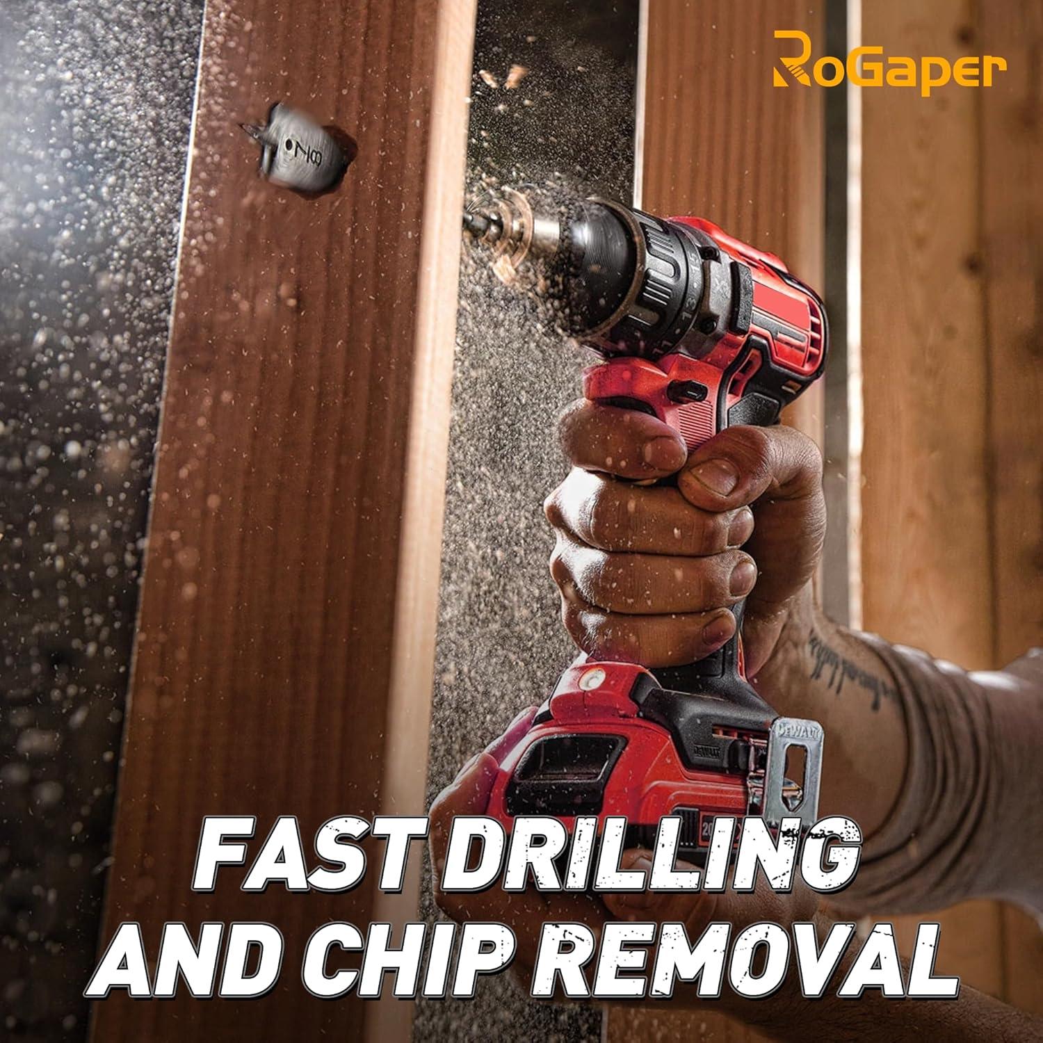 Juego de Brocas de Pala 13 Piezas ROGAPER Acero Aleado