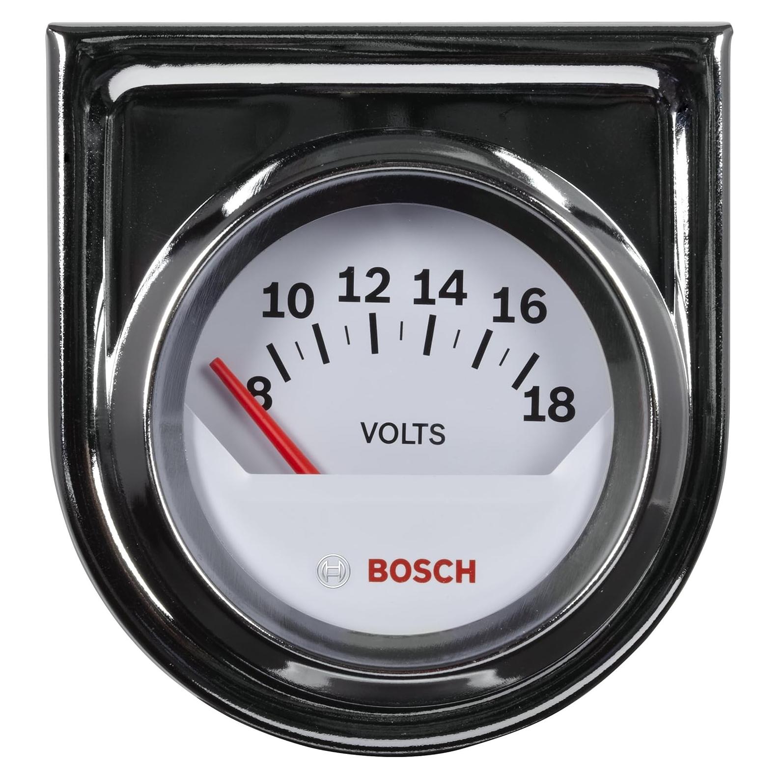 Medidor Eléctrico de Voltaje Bosch SP0F000043 2" Dial Blanco