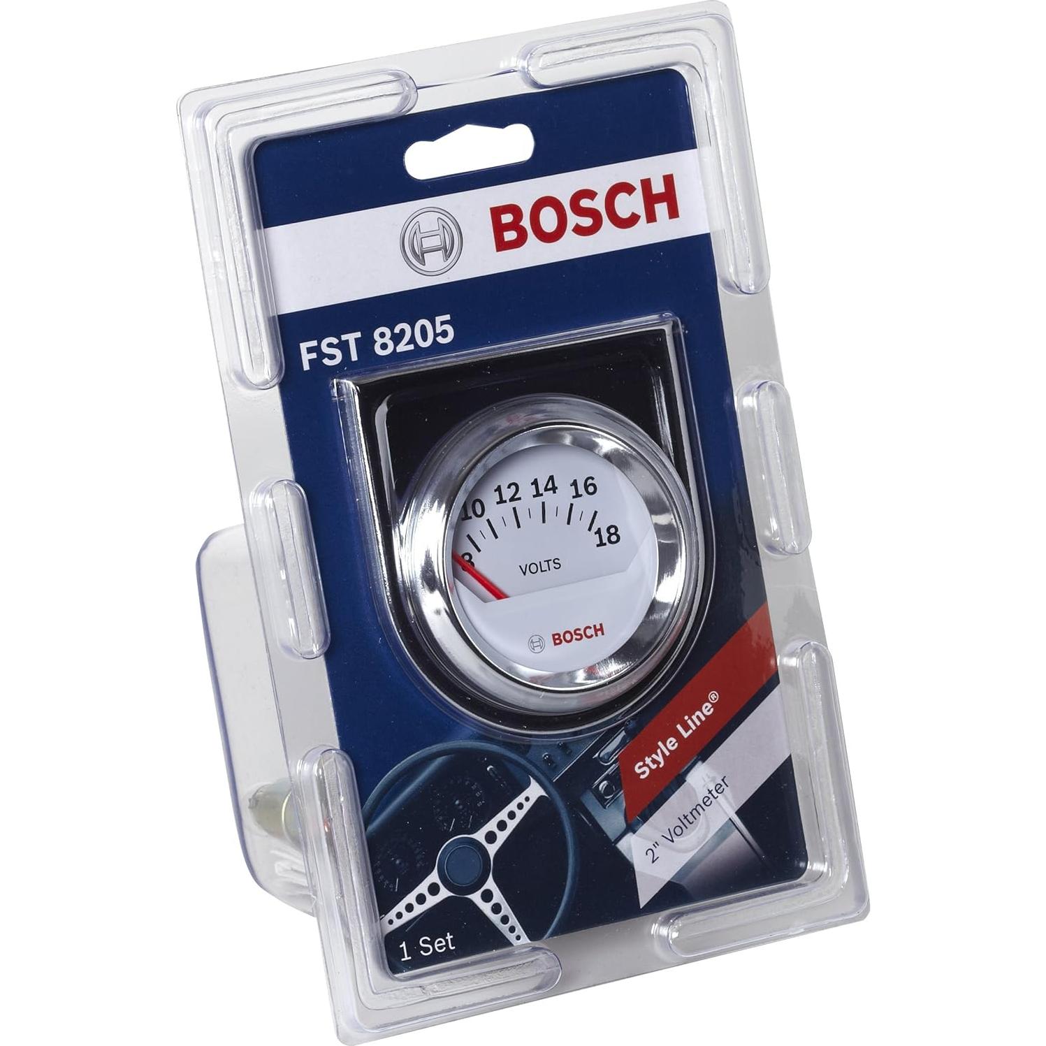 Medidor Eléctrico de Voltaje Bosch SP0F000043 2" Dial Blanco