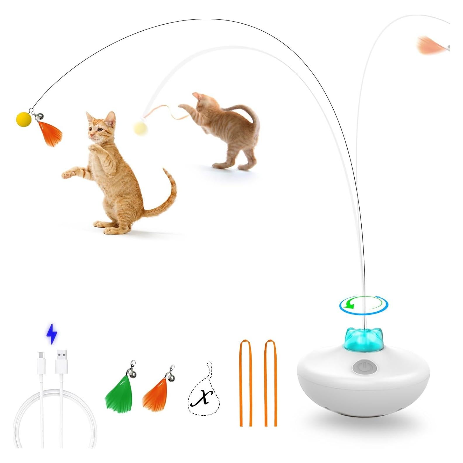 Juguete Interactivo para Gatos LEPLE P33 Tumbler Recargable