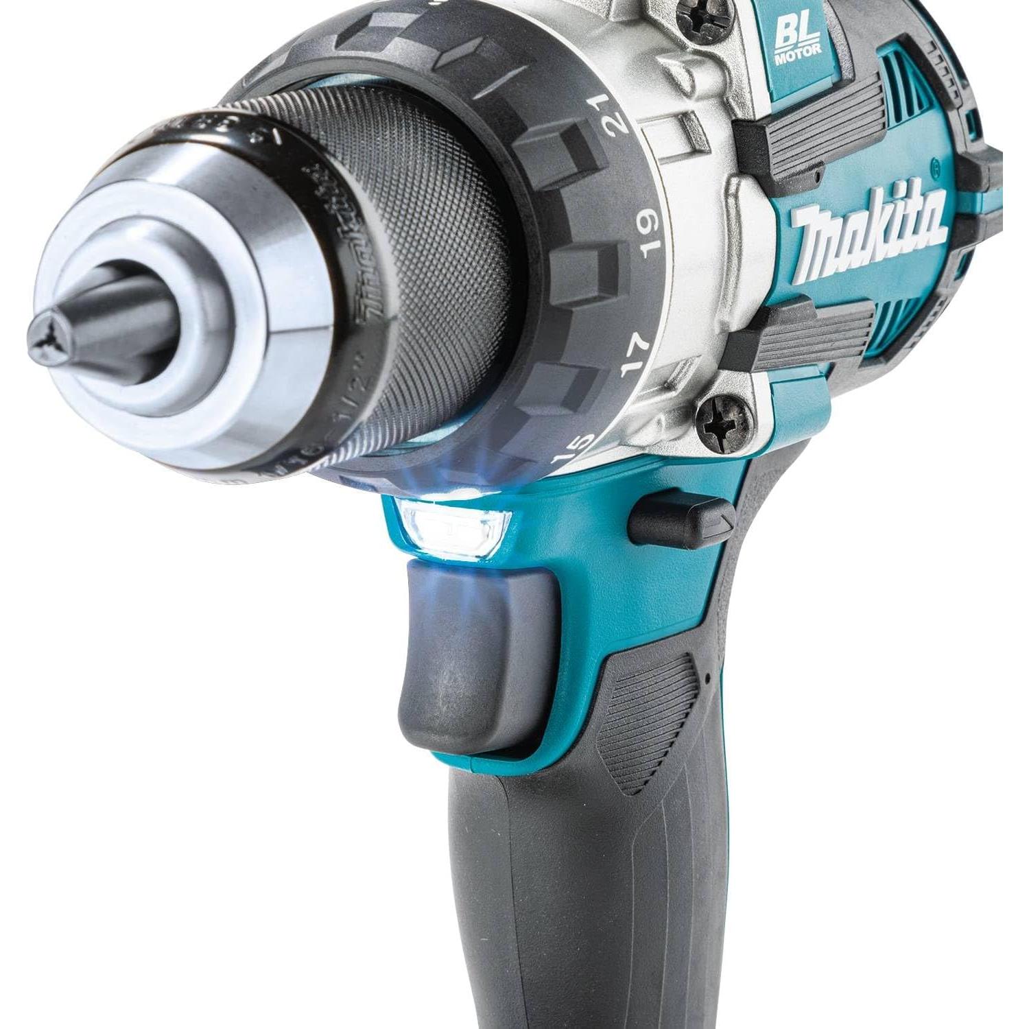 Taladro-Atornillador Inalámbrico Makita XFD16 18V 1/2" Sin Escobillas