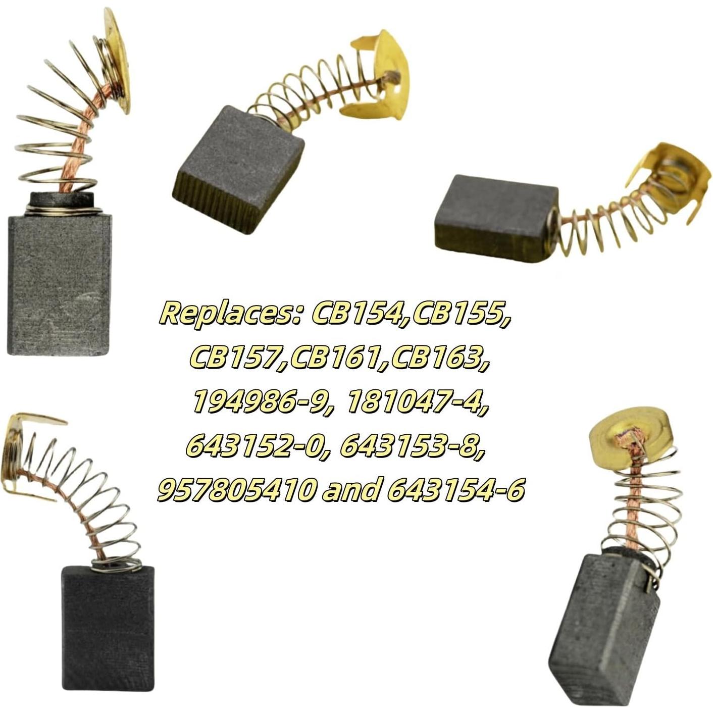 Repuesto Cepillos de Carbono CB-153 HHLZDHH para Makita - 6 Paquetes