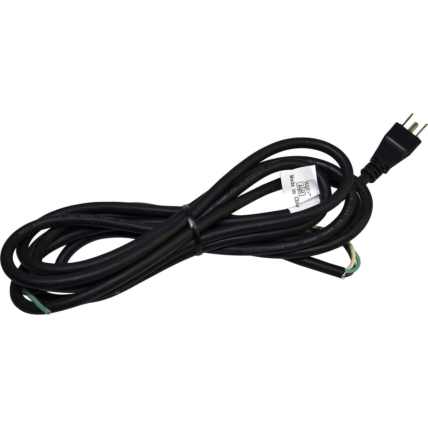 Cable de Alimentación 3m HQRP con Protector de Estrés para Makita