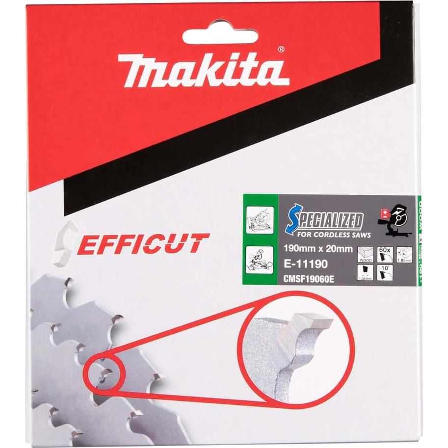 Hoja de Sierra Ingletadora Makita E-11134 60T Carburo 19 cm