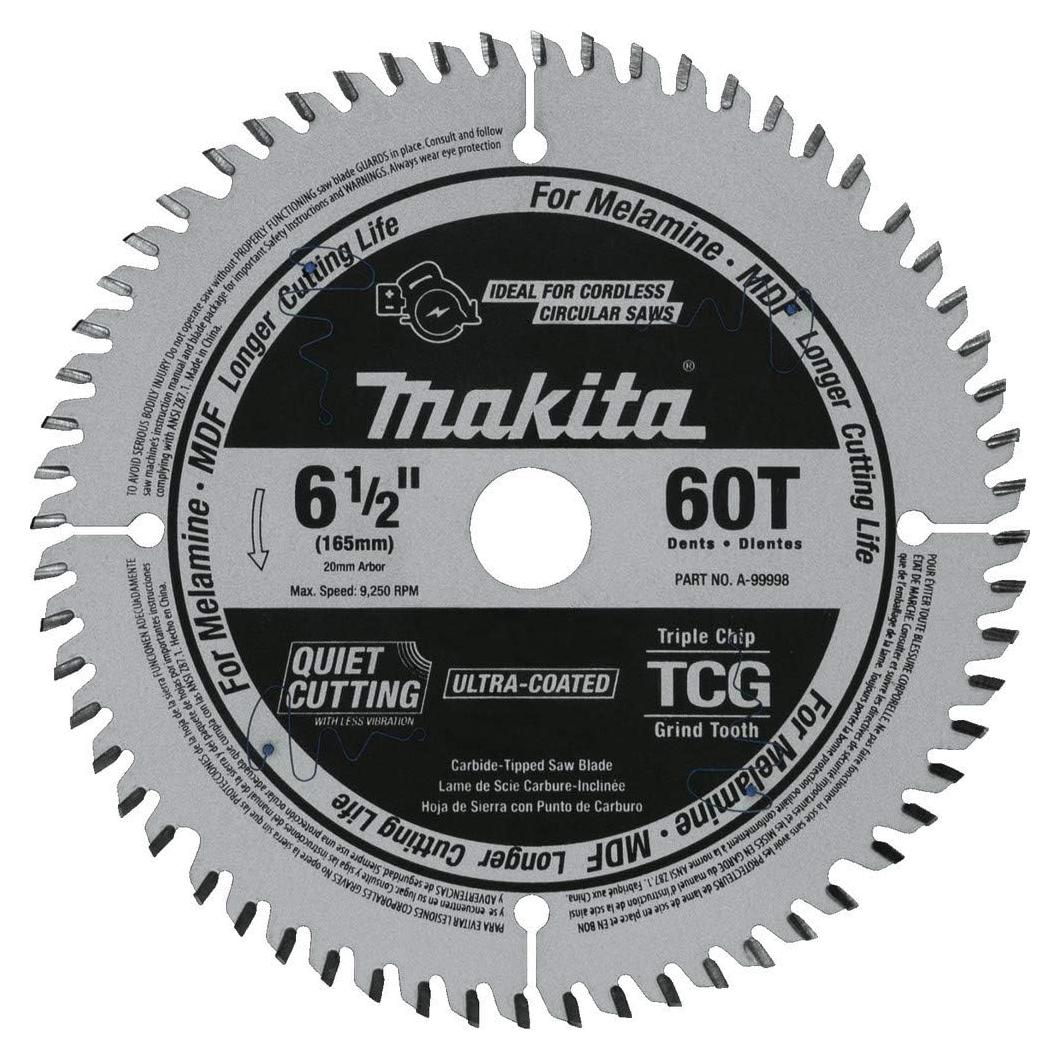 Hoja de sierra de inmersión Makita A-99998 60T Carburo 16.5cm