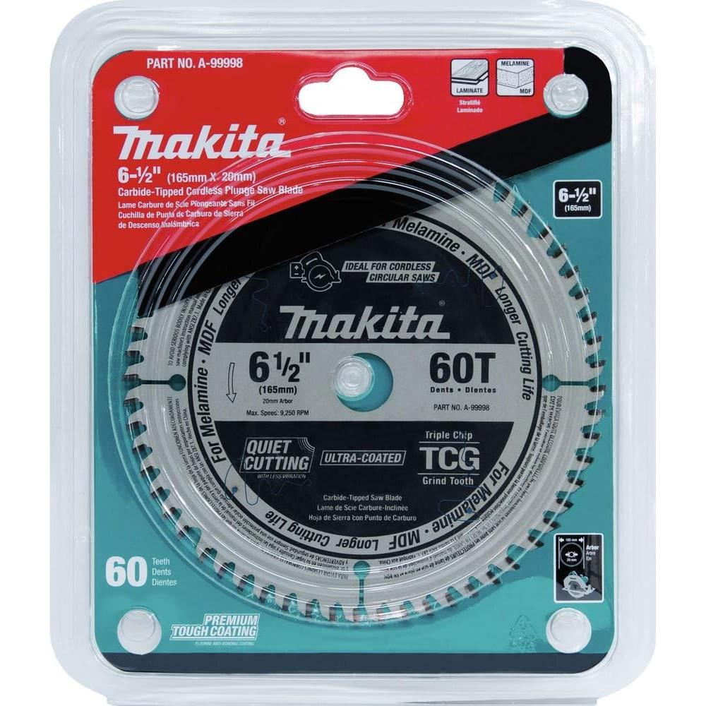 Hoja de sierra de inmersión Makita A-99998 60T Carburo 16.5cm