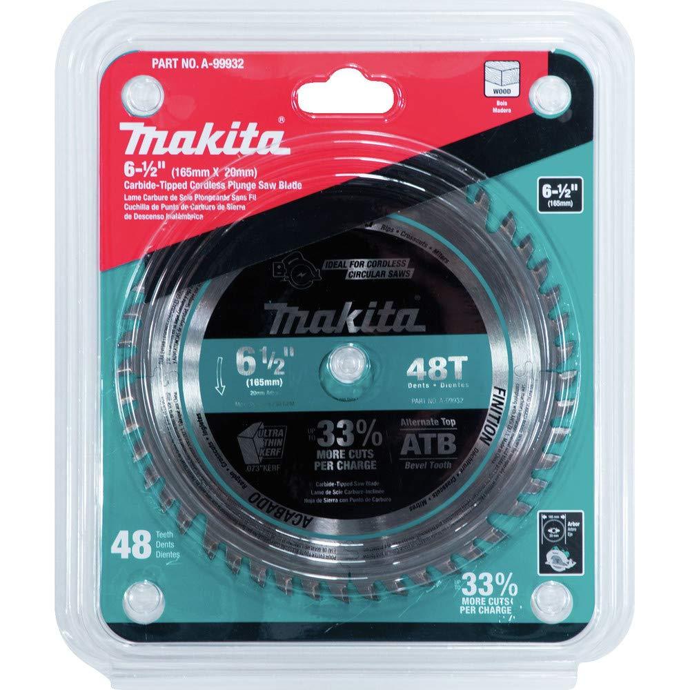 Hoja de sierra de inmersión Makita A-99932 165mm 48T Carburo
