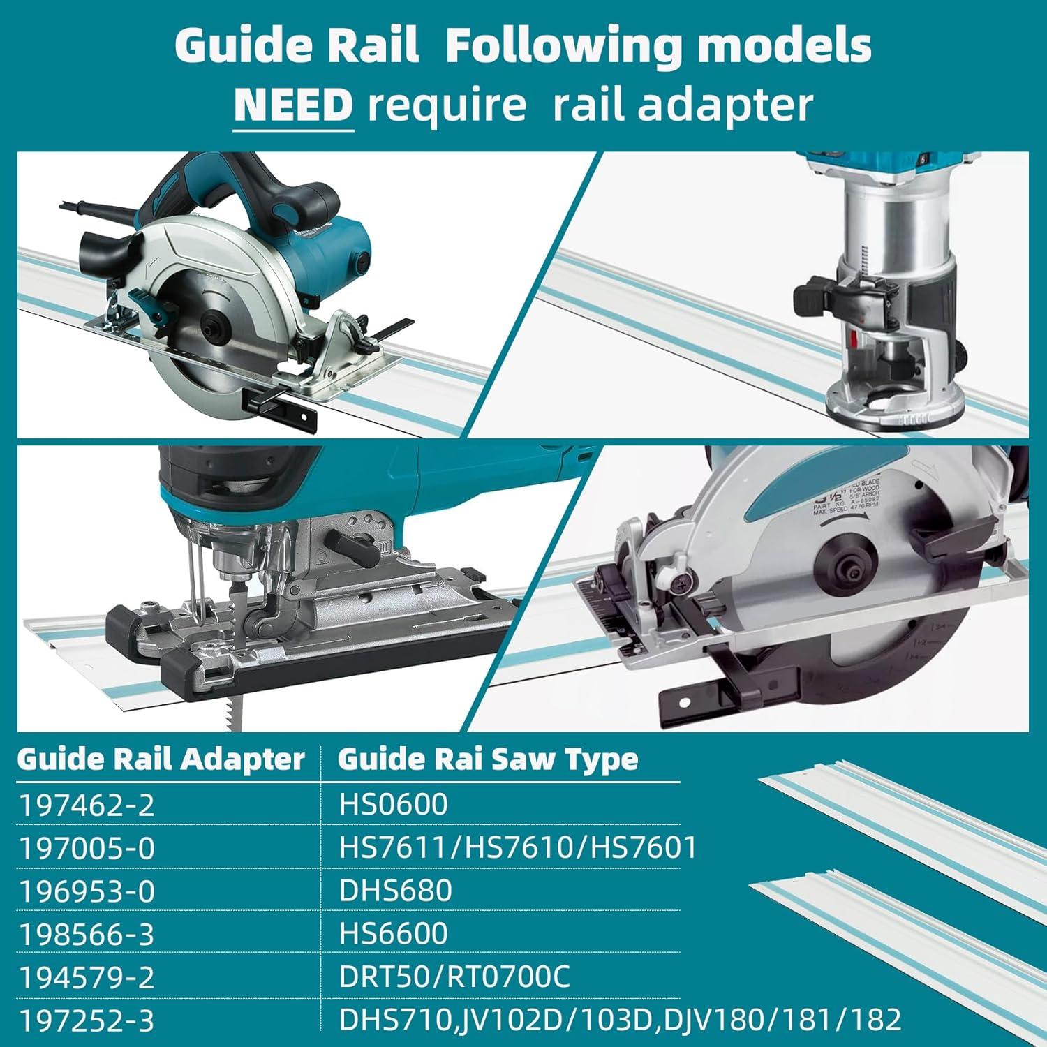 Riel de Guía para Sierra de Pista Makita 194368-5 279.4 cm