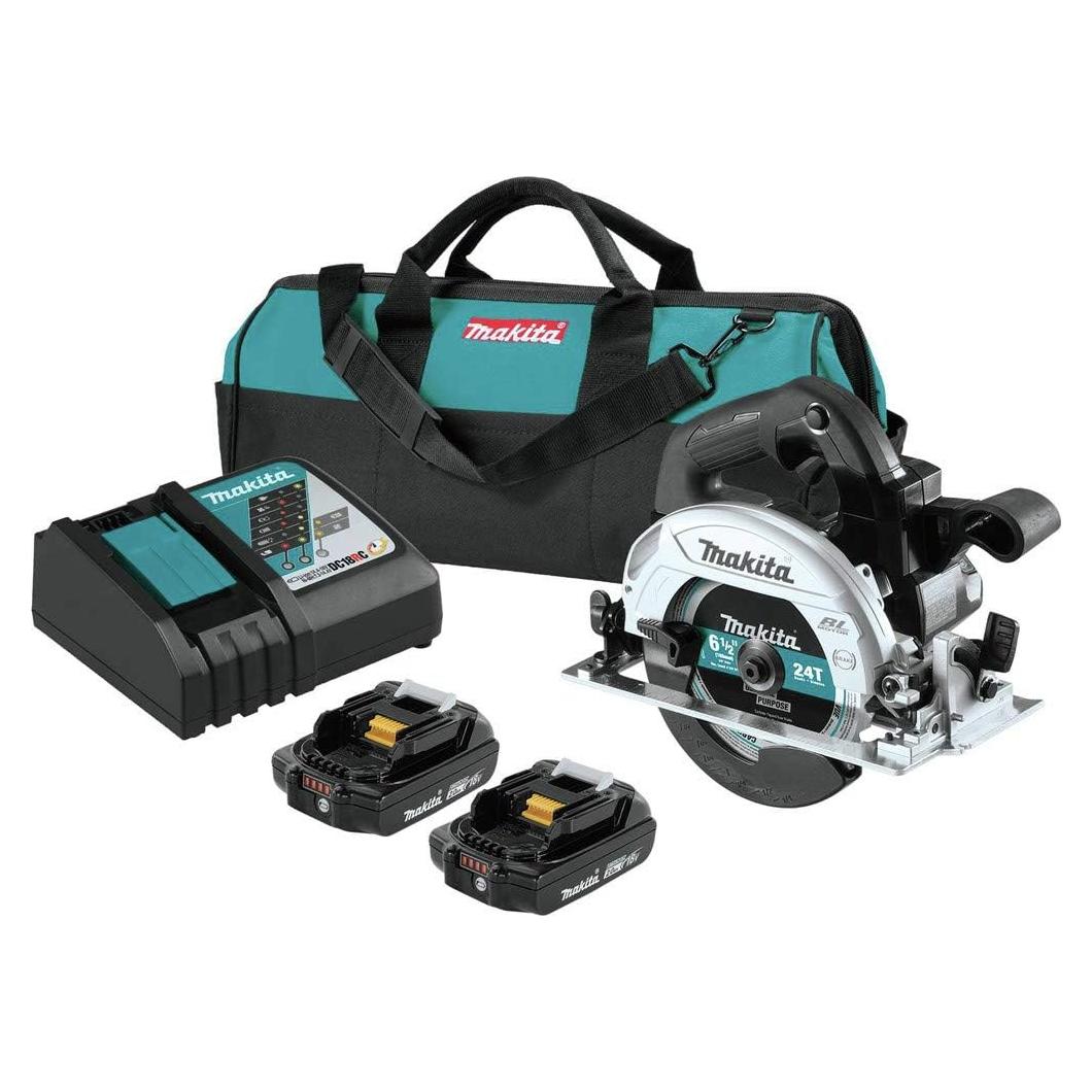 Sierra Circular Inalámbrica Makita XSH04RB 18V 6-1/2" Kit