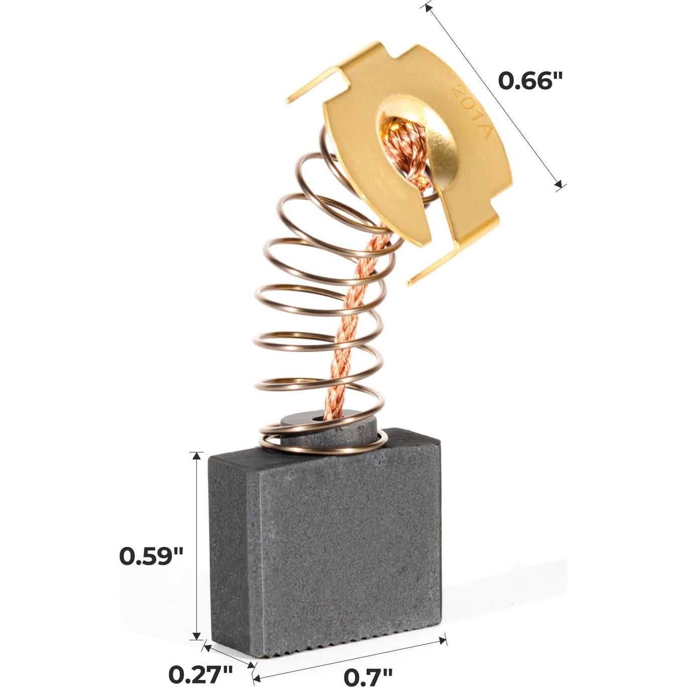 8 Cepillos de Carbón UMONIE CB203 para Amoladora Makita
