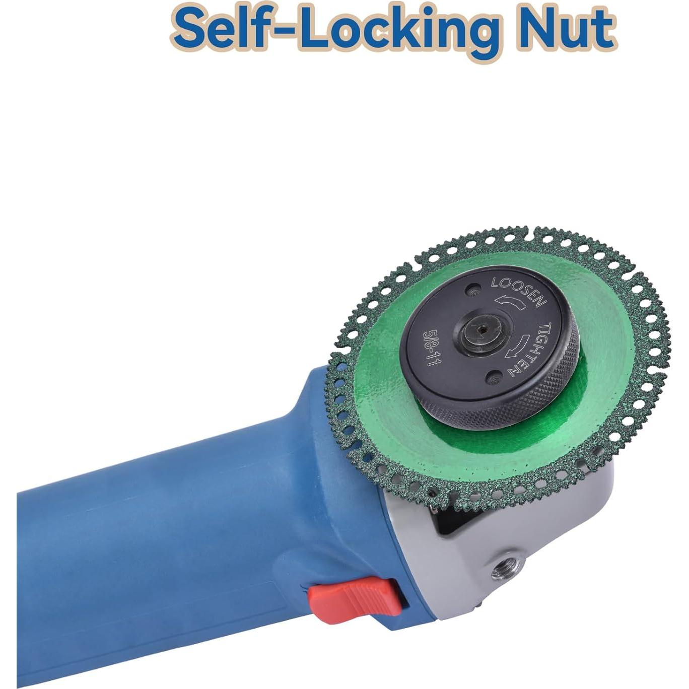 Tuerca de Flange 5/8"-11 JonPhoe para Amoladora Angular - Negro