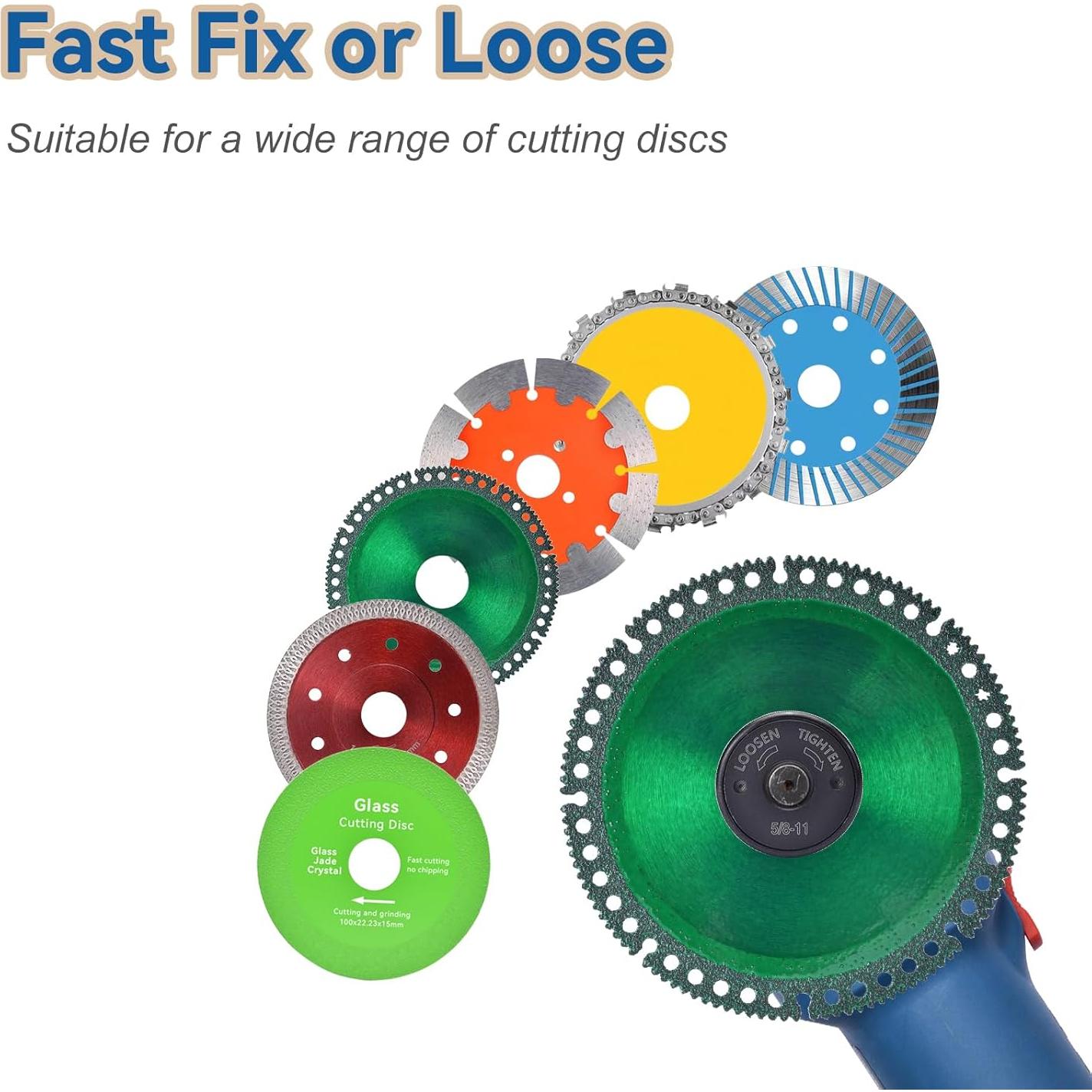 Tuerca de Flange 5/8"-11 JonPhoe para Amoladora Angular - Negro