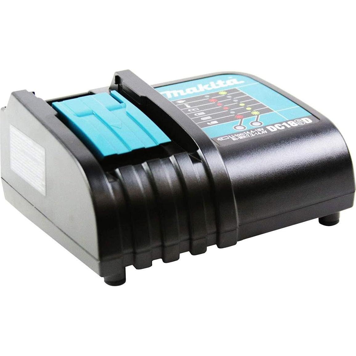 Cargador Rápido Makita DC18SD 14.4V-18V Ion Litio