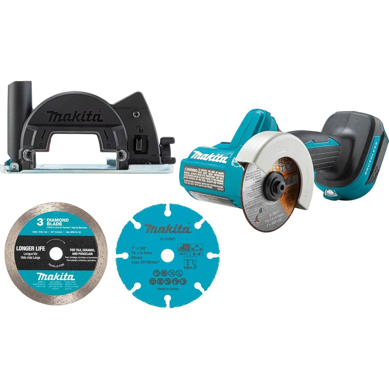 Cortadora Inalámbrica Makita XCM01Z 18V 1.47 kg 3" Sin Escobillas