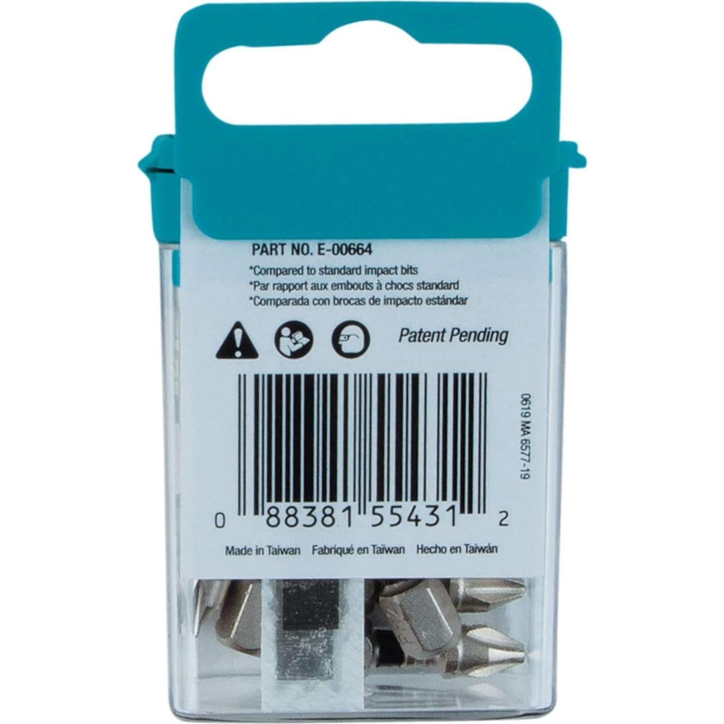 Puntas de Inserción Makita E-00664 PH2 1" 15 Piezas