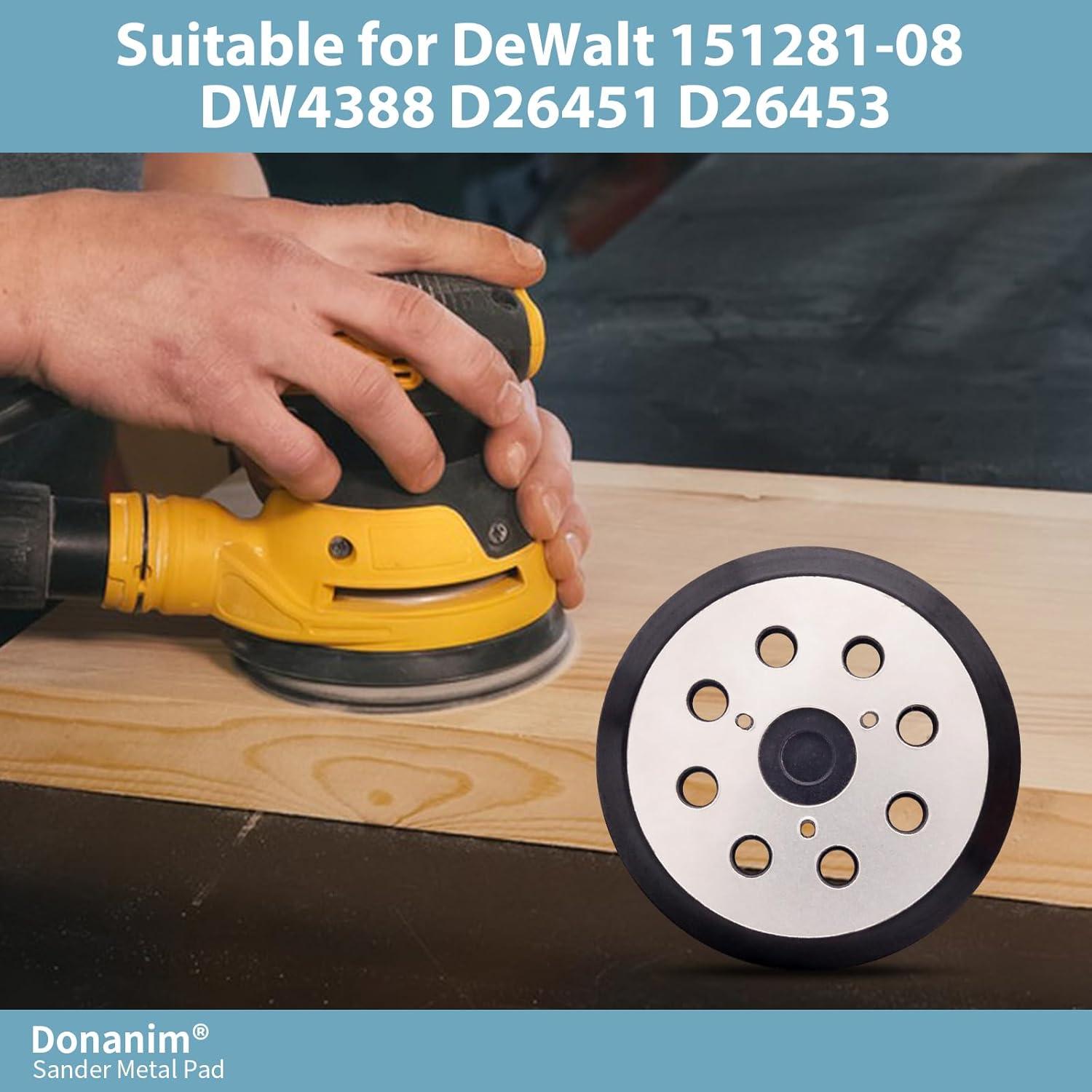 Almohadilla de Lijadora Orbital 5" Donanim Metal 8 Agujeros