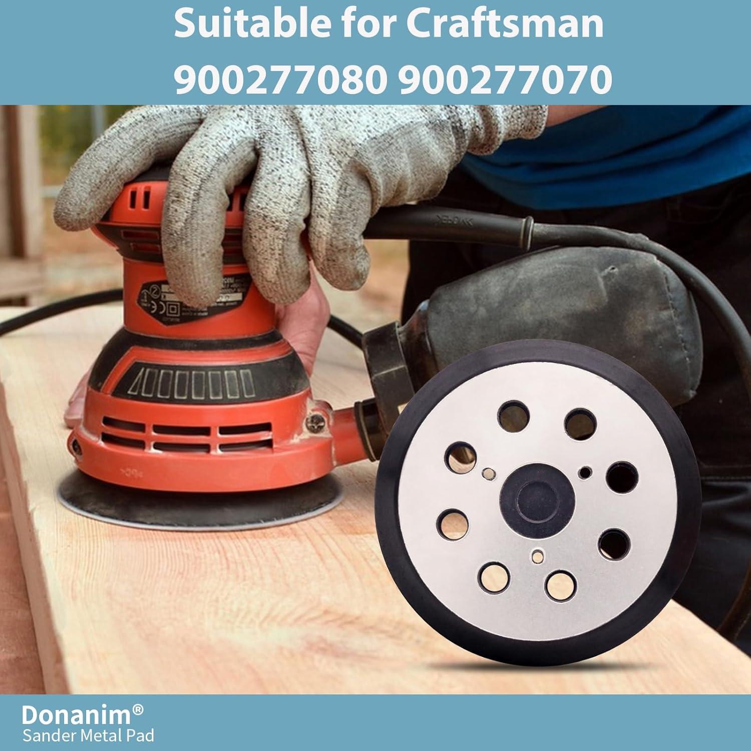 Almohadilla de Lijadora Orbital 5" Donanim Metal 8 Agujeros