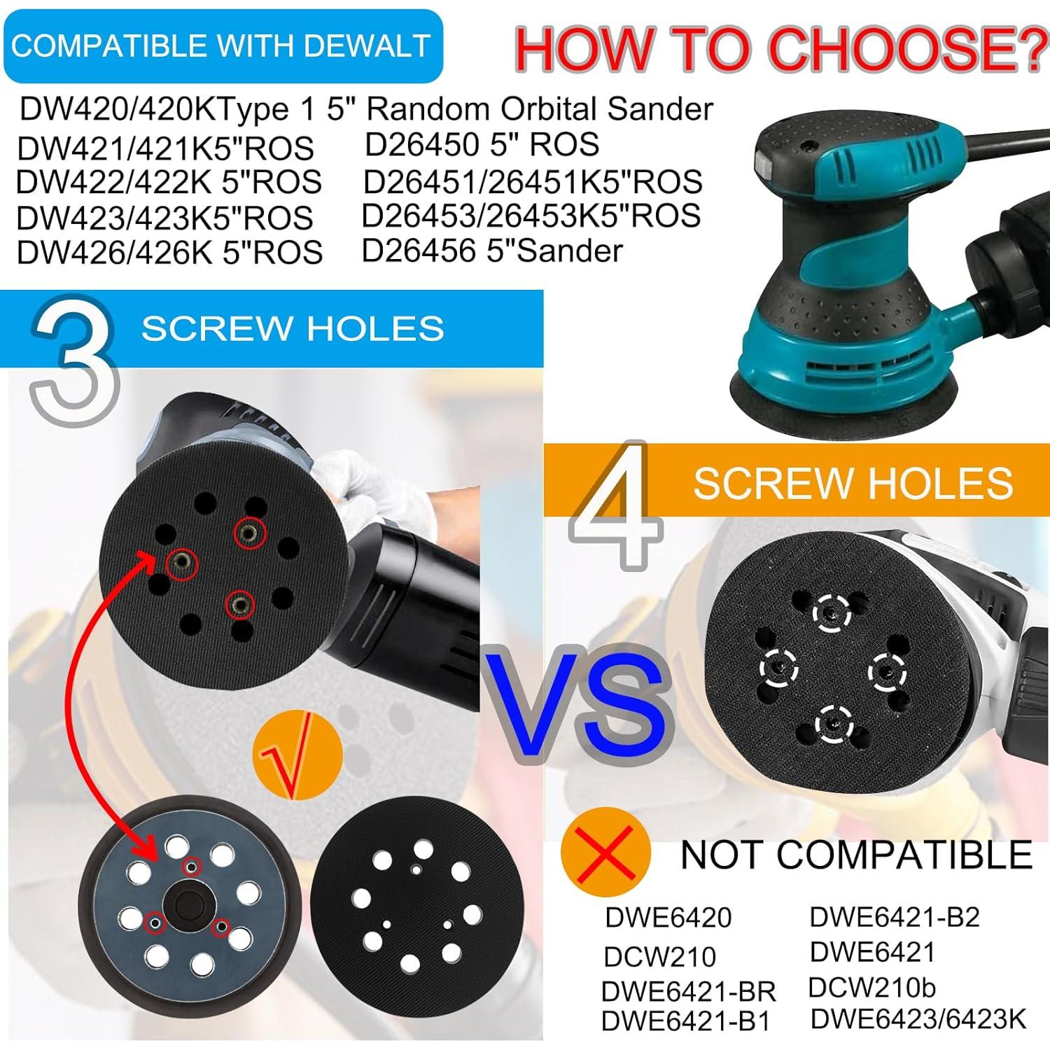 Paquete de 2 almohadillas de lijado 5" Pakmee para Makita