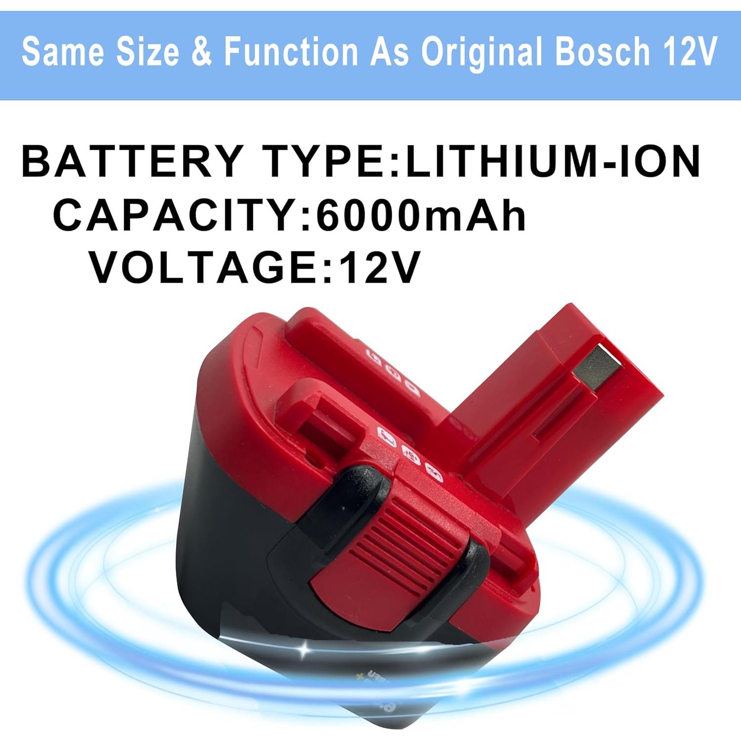 Batería de Litio 6Ah 12V DTDBBFU para Herramientas Bosch