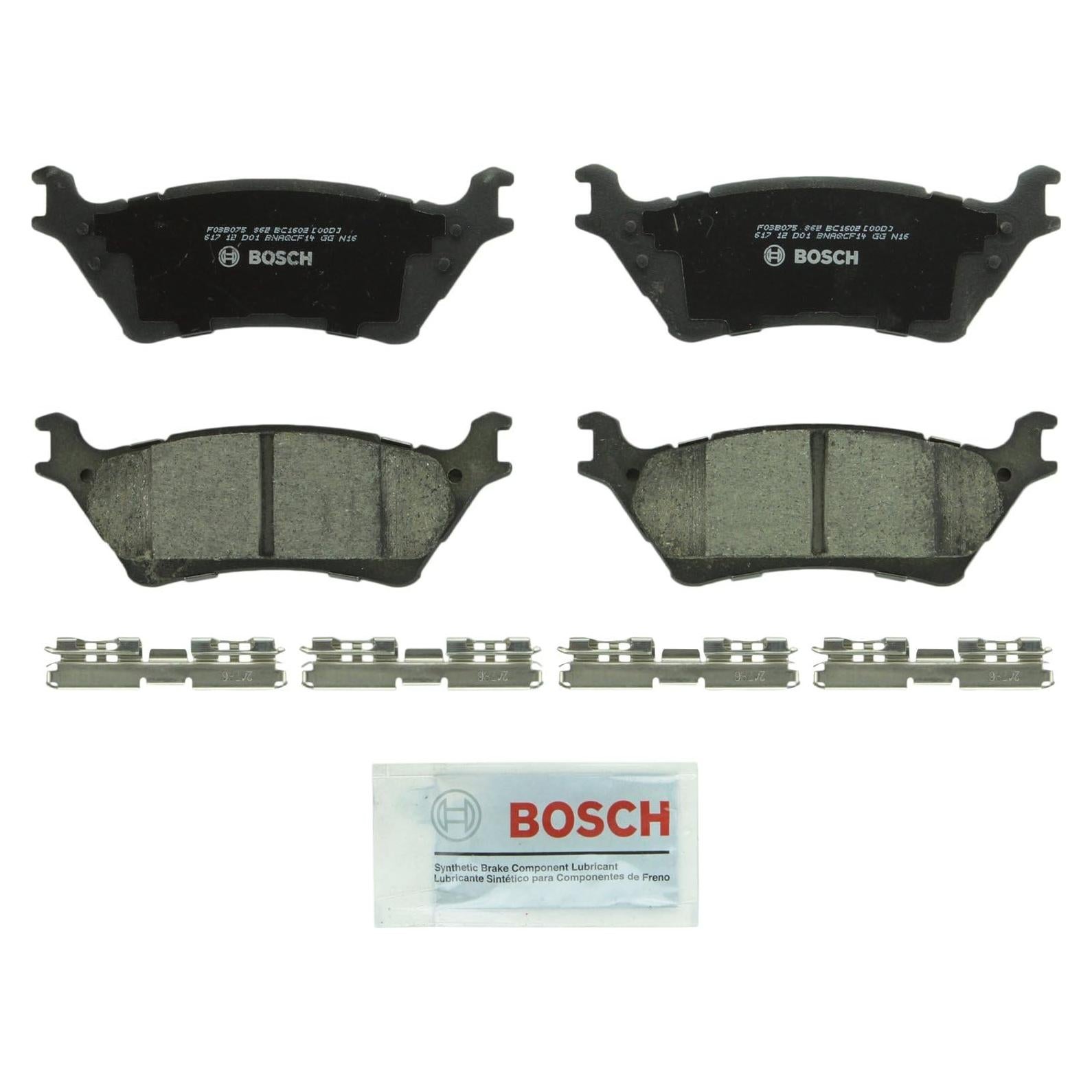 Pastillas de Freno Cerámicas BOSCH BC1602 Traseras para Ford F-150