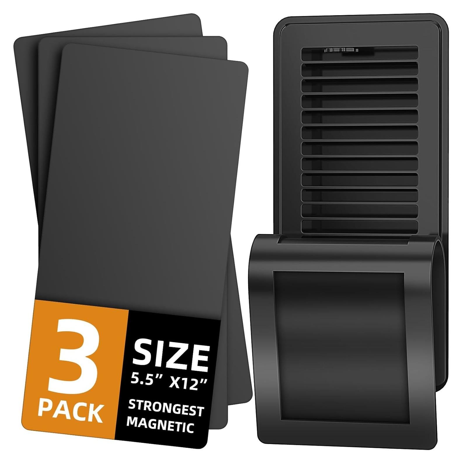 Cubiertas Magnéticas para Ventilación JSLIN 5.5x12 cm - Paquete de 3