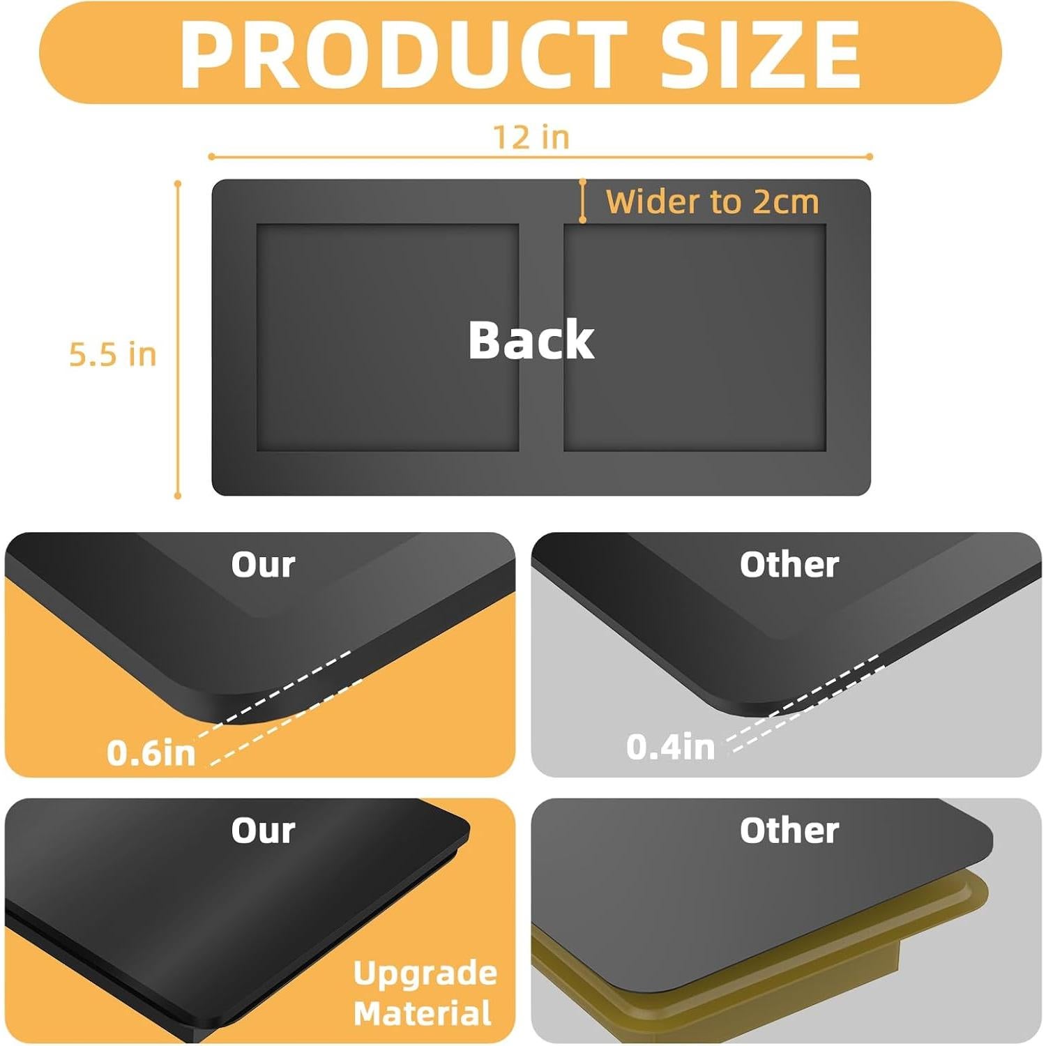 Cubiertas Magnéticas para Ventilación JSLIN 5.5x12 cm - Paquete de 3